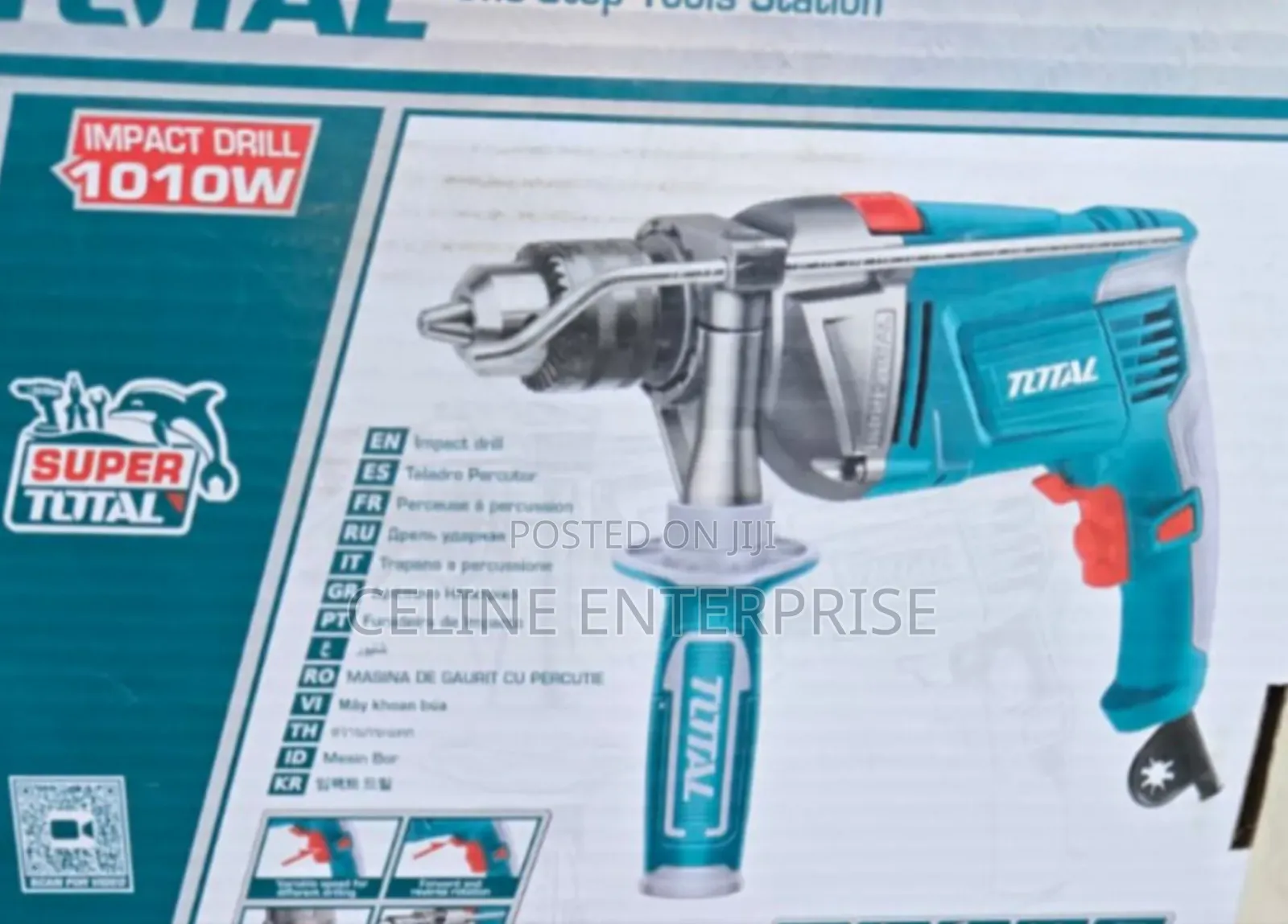 TOTAL Impact Drill 1010W – Heavy Duty