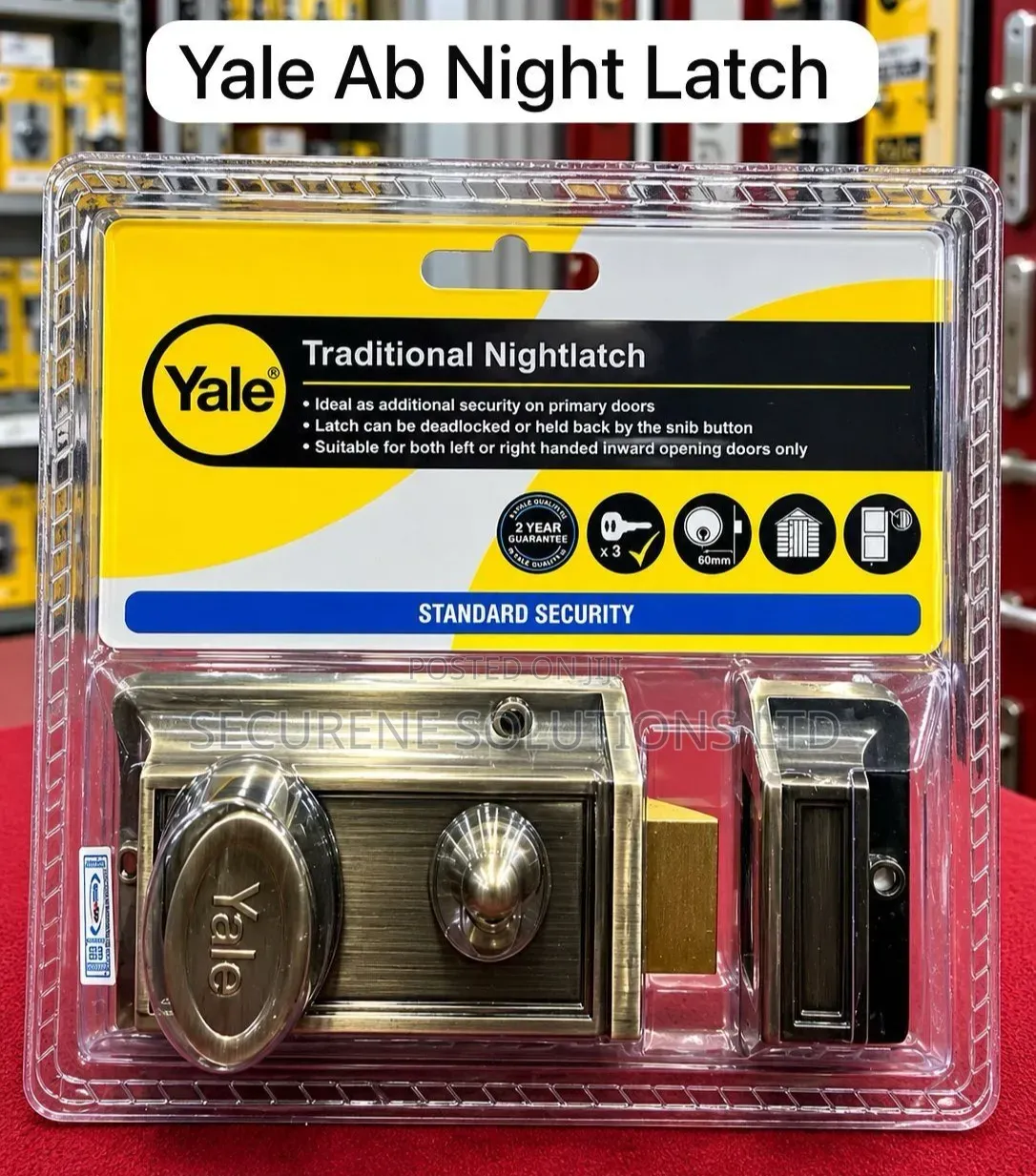 Yale Ab Traditional Night Latch.