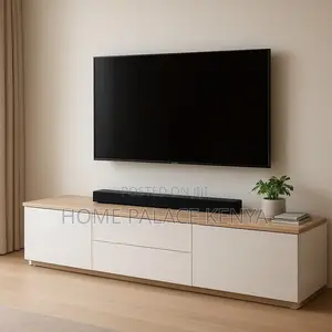 TV Stand; Wooden TV Stand for Modern Living Room Entertainment Areas