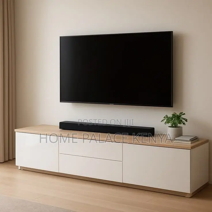 TV Stand; Wooden TV Stand for Modern Living Room Entertainment Areas