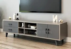 TV Stand; Wooden TV Stand for Modern Living Room Entertainment Areas