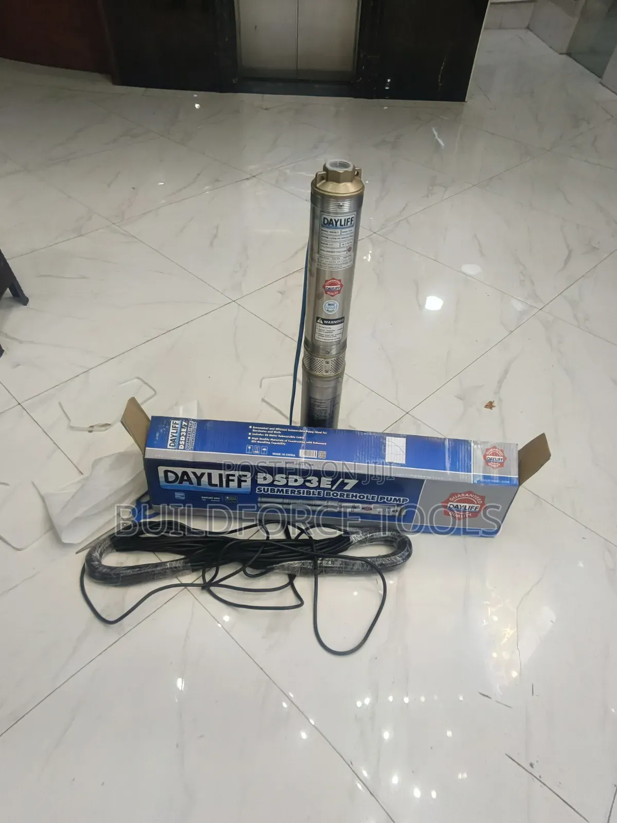 Dayliff DSD3E/7 Submersible Pump 0.5Hp