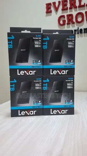 Lexar SL300 External Portable SSD 1TB, Up to 1050mb/S Read