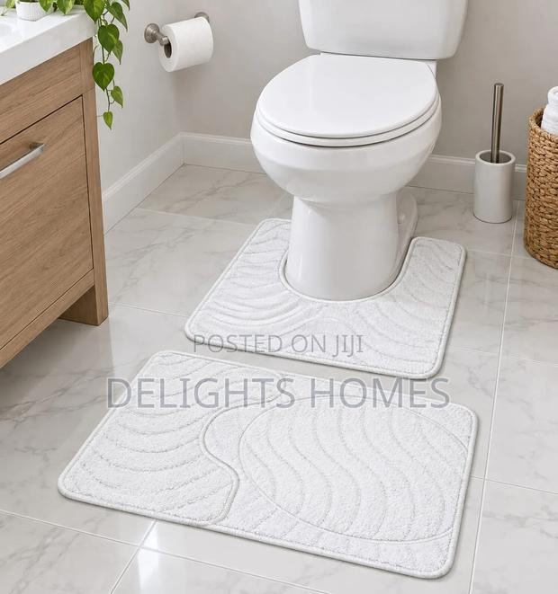 3pc Set ANTISLIP TOILET MATS-sk - thumbnail 4
