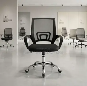 Office Chair; Swivel Adjustable Midback Mesh Chair