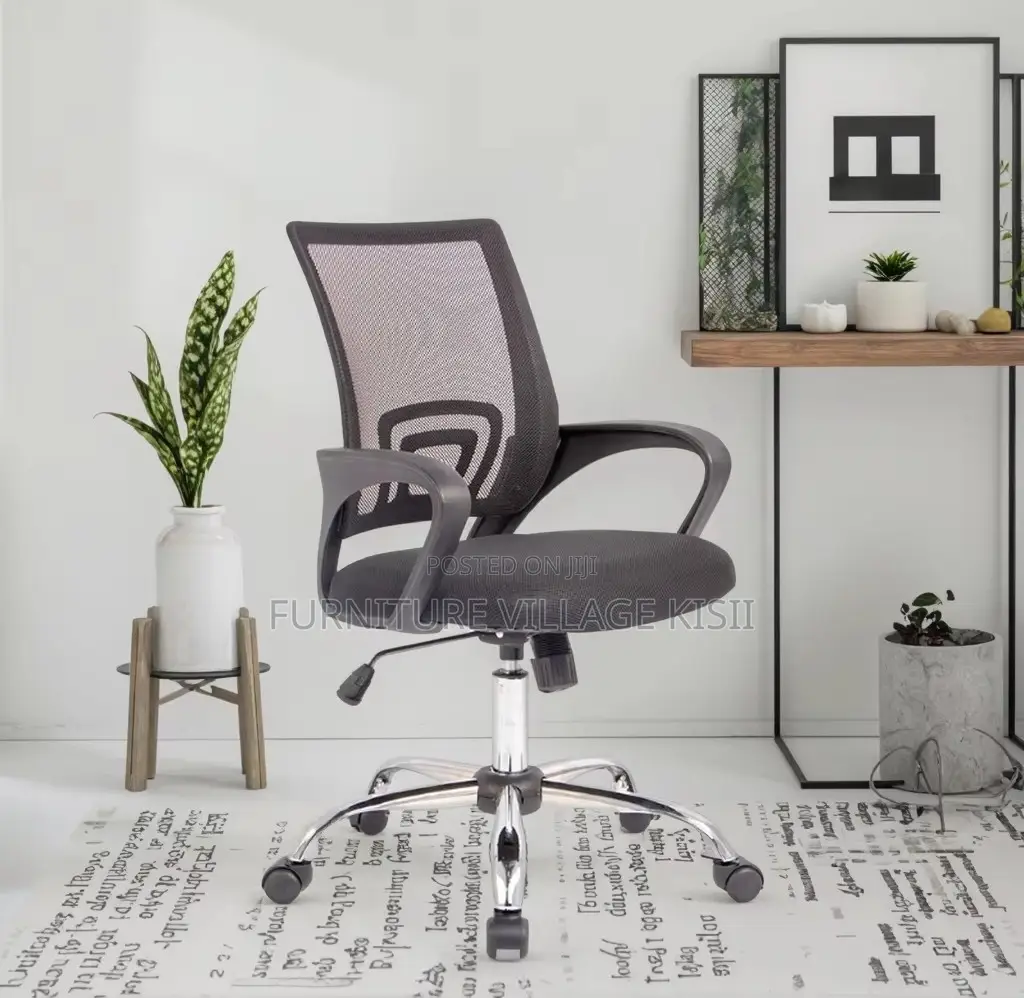 Office Chair; Swivel Adjustable Midback Mesh Chair