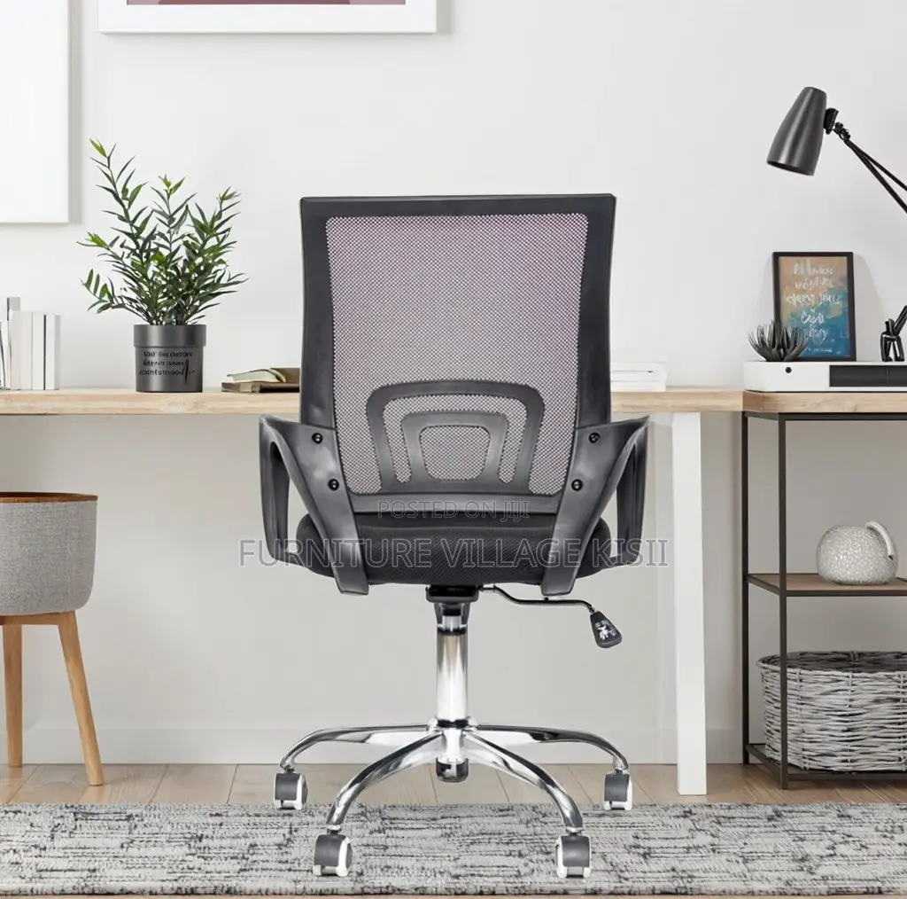 Office Chair; Swivel Adjustable Midback Mesh Chair
