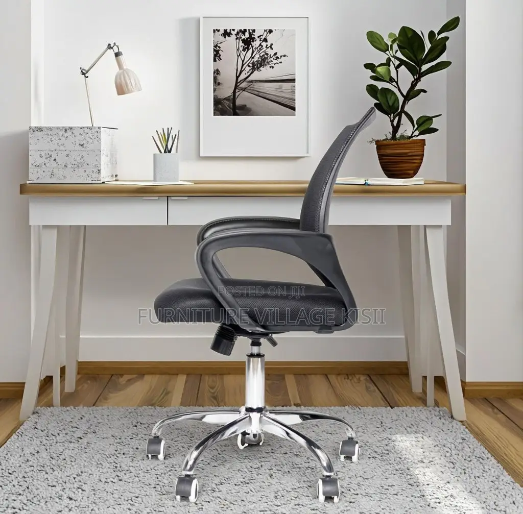 Office Chair; Swivel Adjustable Midback Mesh Chair