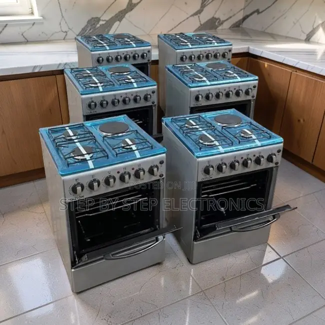 Powerful Fast Heating 3 Gas Burners +1 Electric Standing Cookers