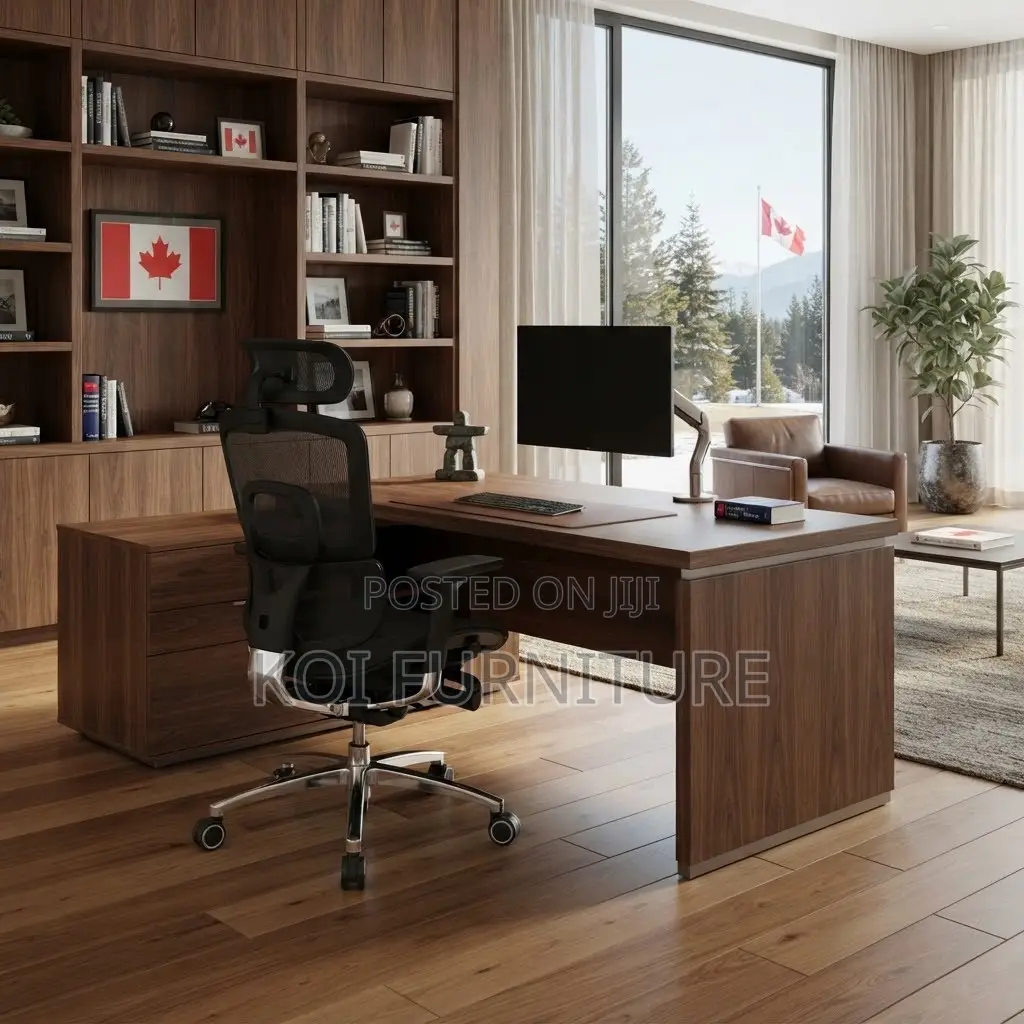 Office Chairs; Executive High Orthopedic Seat With Return Footrest