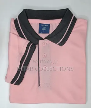 Pink Black Polo