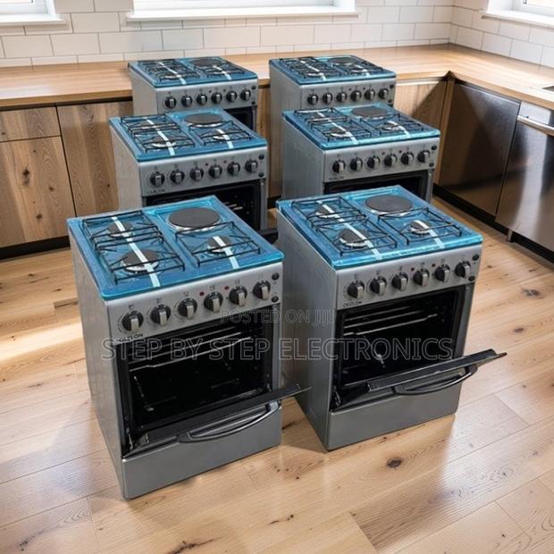 Modern Stylish Design 3 Gas Burners +1 Electric Standing Cookers