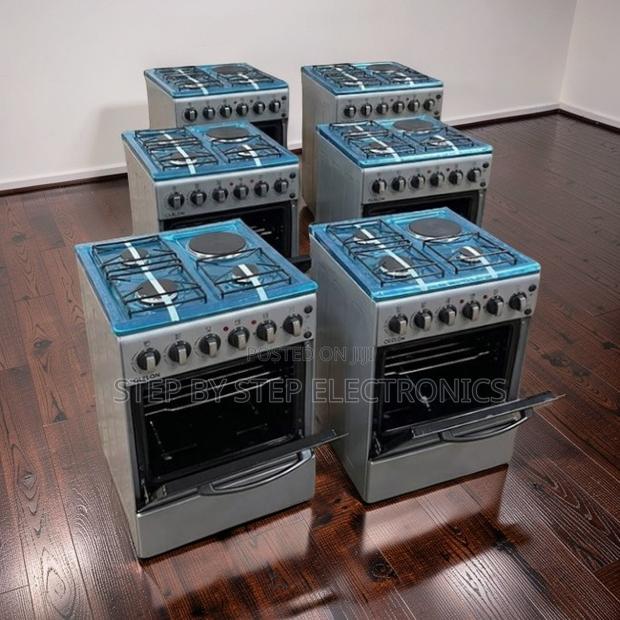 Heavy Duty Strong Build 3 Gas Burners +1 Electric Standing Cookers