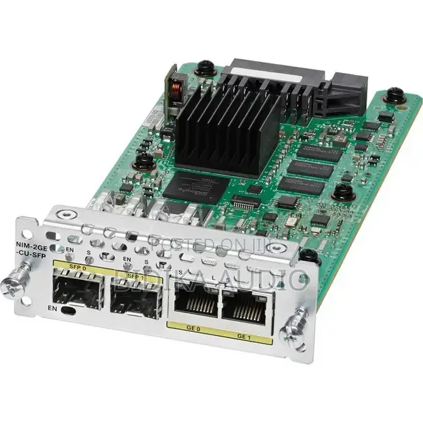 Cisco 2‐Port GE WAN NIM – Dual RJ45 SFP Network Interface Module
