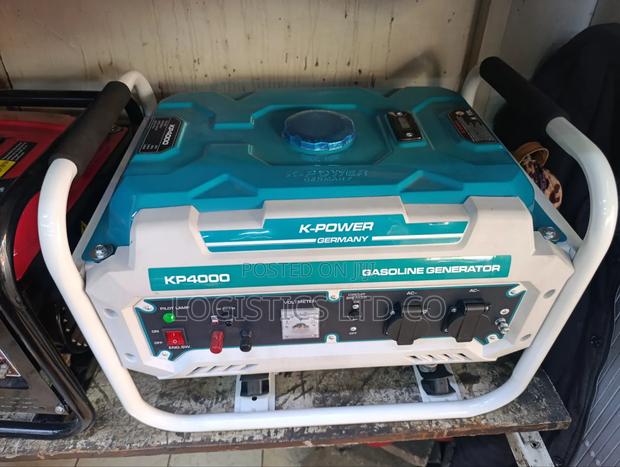 K-Power Generator KP-4000, 2.8kva Gasoline Generator
