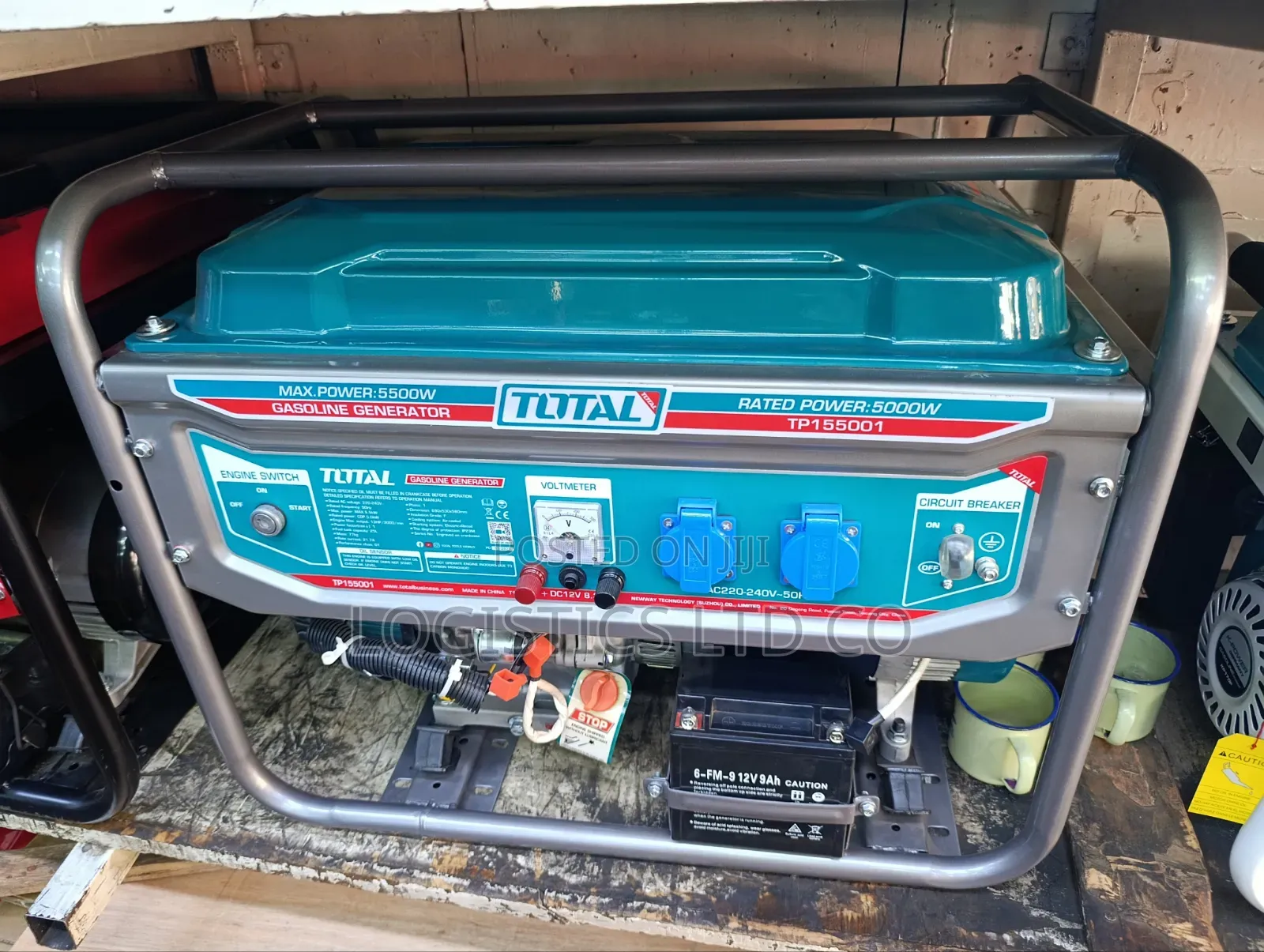 Total Gasoline Generator 5.5KW 4-Stroke Electric Start Heavy Duty Gen