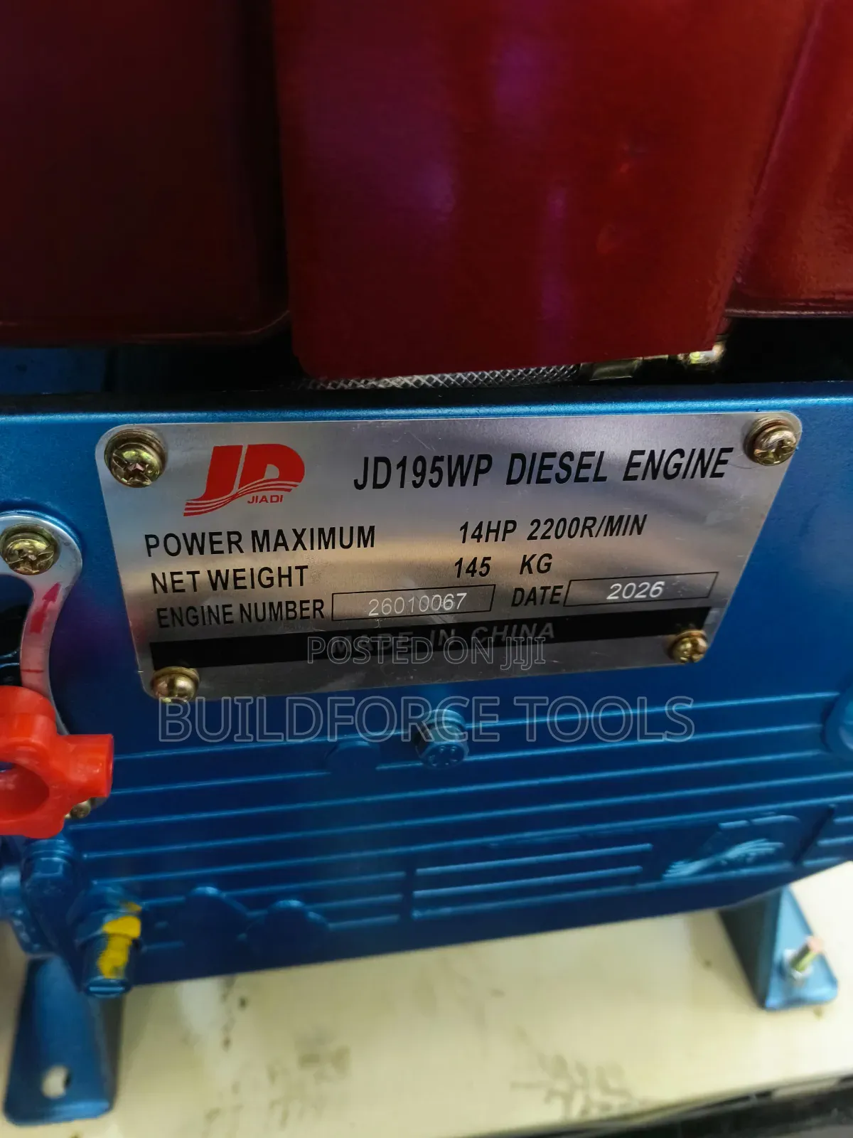 30 HP Jiadi JD Diesel Water Cooled Engine