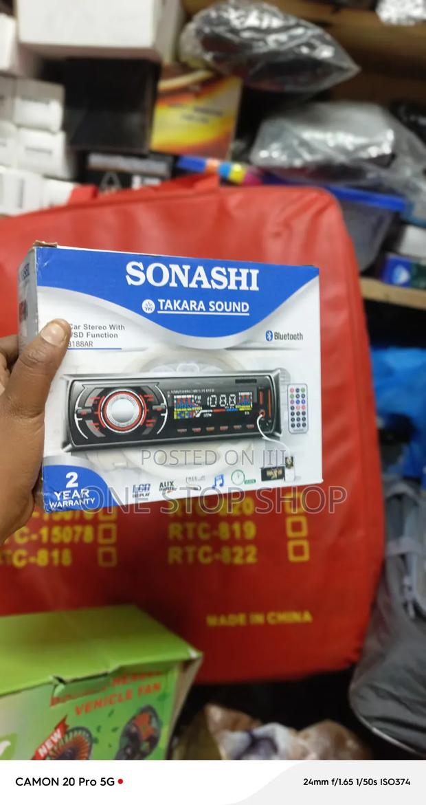 Sonashi Bluetooth Radio With Complete Wiring Harness Cables,remote - thumbnail 2
