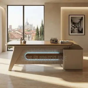 Office Desk; 1800MM Executive Advamced Office Desk With Front Light