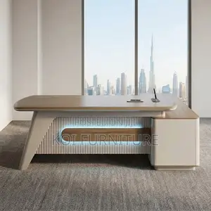 Office Desk; 1800MM Executive Advamced Office Desk With Front Light