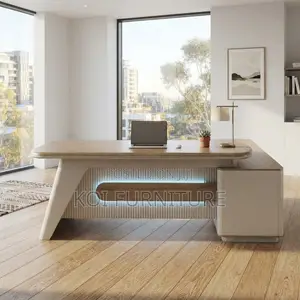 Office Desk; 1800MM Executive Advamced Office Desk With Front Light