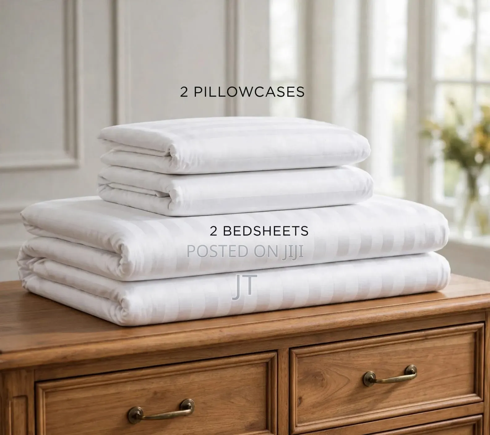 Plain Striped Bedsheet (Size 6×7)