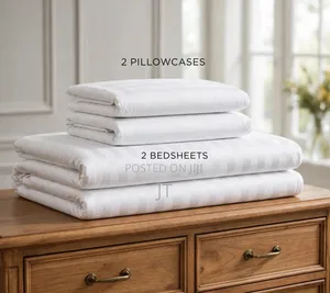 Plain Striped Bedsheet (Size 6×7)