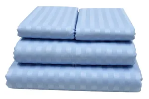 Plain Striped Bedsheet (Size 6×7)