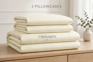 Plain Striped Bedsheet (Size 6×7)