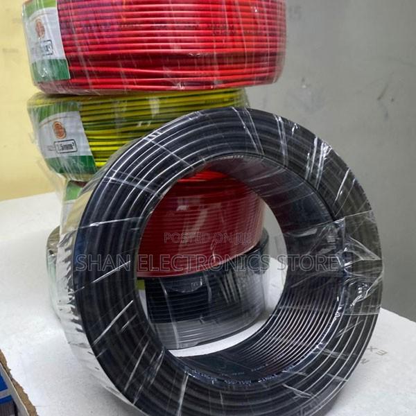 2.5mm Single Core Wire Cable – 90m Roll – Black Yellow Red - thumbnail 2