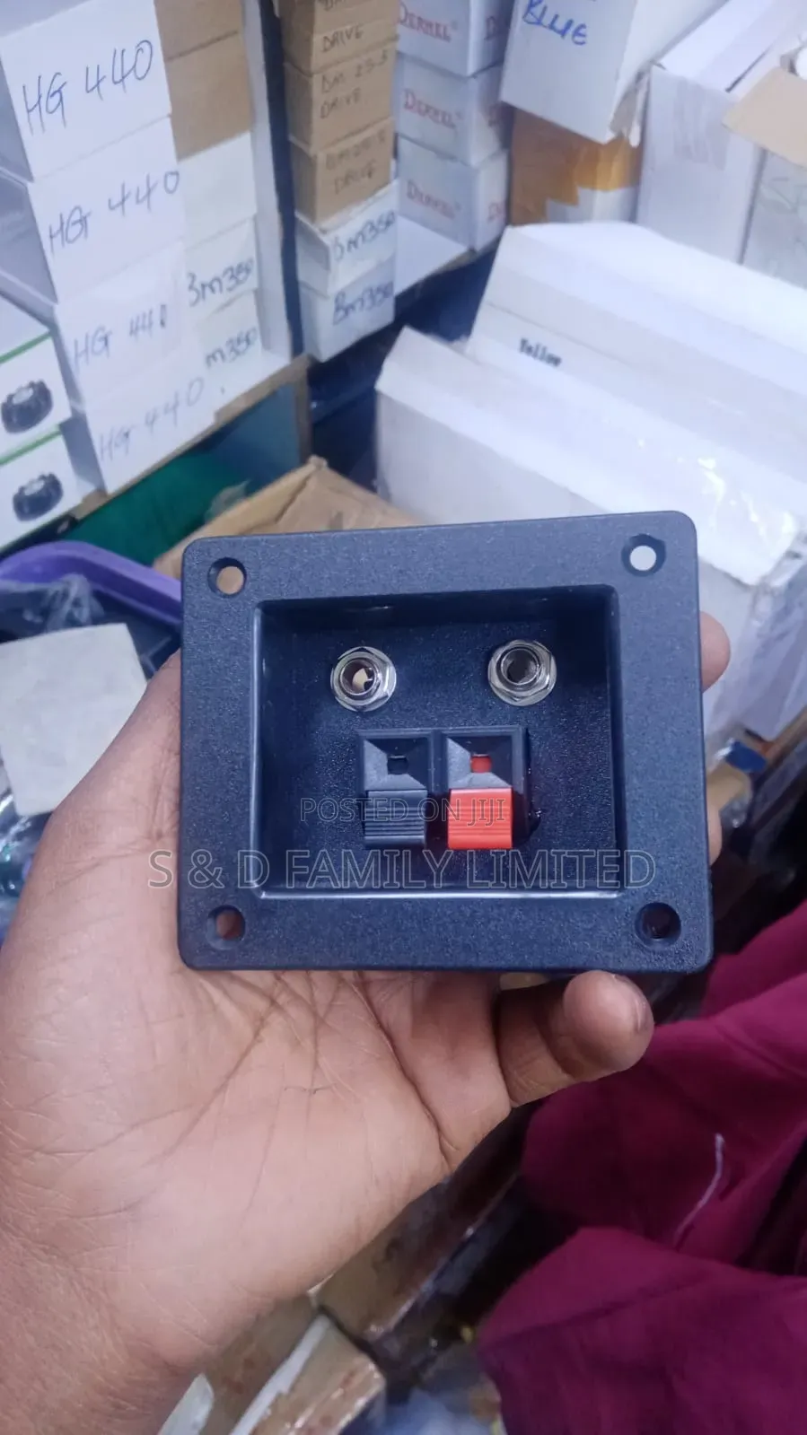 Speaker Box Terminal Plate / Jack Cup