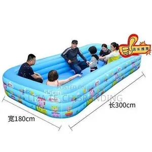 Portable Inflatable Swimming Pool for Kids Adults With Free Pump
