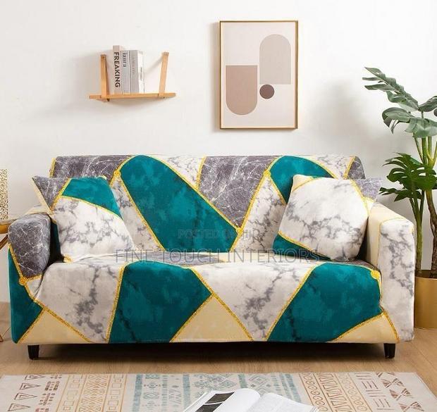 Printed Sofa Covers- Easy- To- Fit