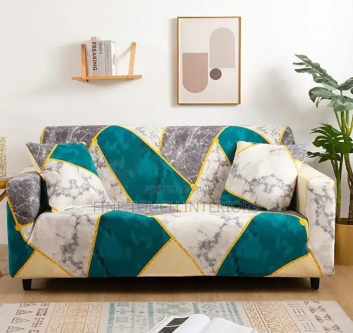 Printed Sofa Covers- Easy- To- Fit