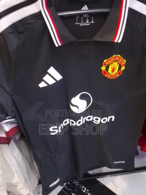 Black Manchester United Jersey