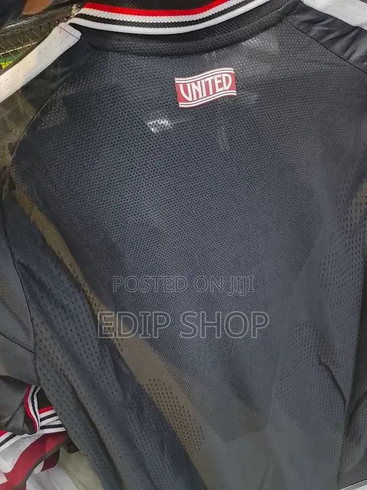 Black Manchester United Jersey