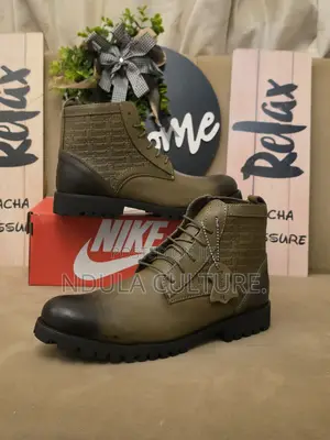 Timberland Embossed Casual Black Sole Boots