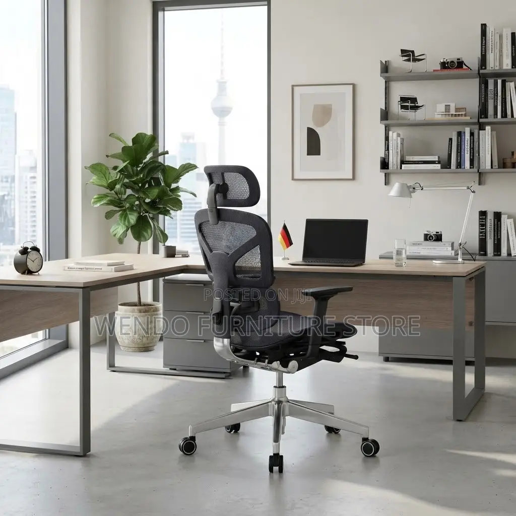 Office Chairs; Lumbar Support Orthopedic Seat With Footrest
