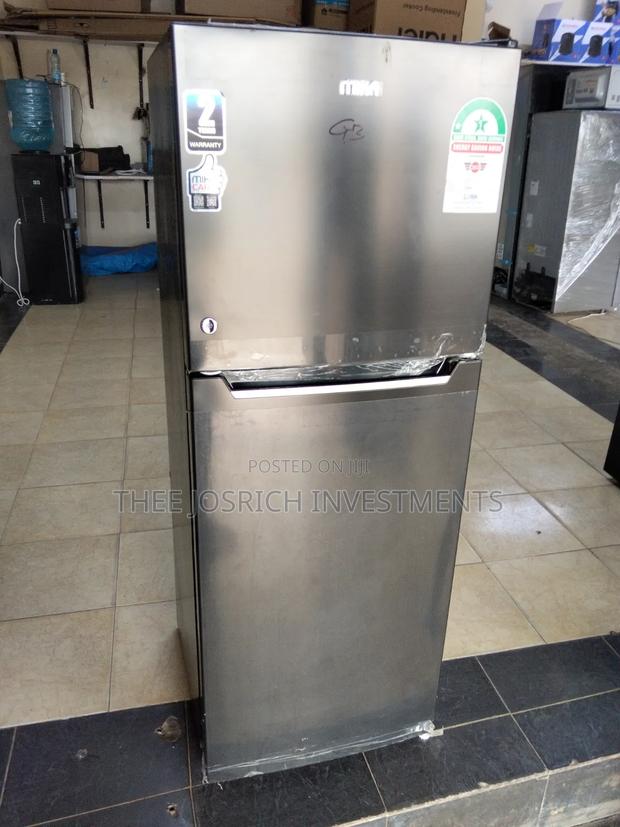Dark Gray Mika 138 Litres Double Door Refrigerator