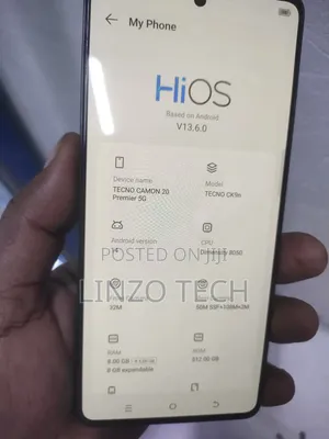 Tecno Camon 20 Premier 5G 512 GB Black