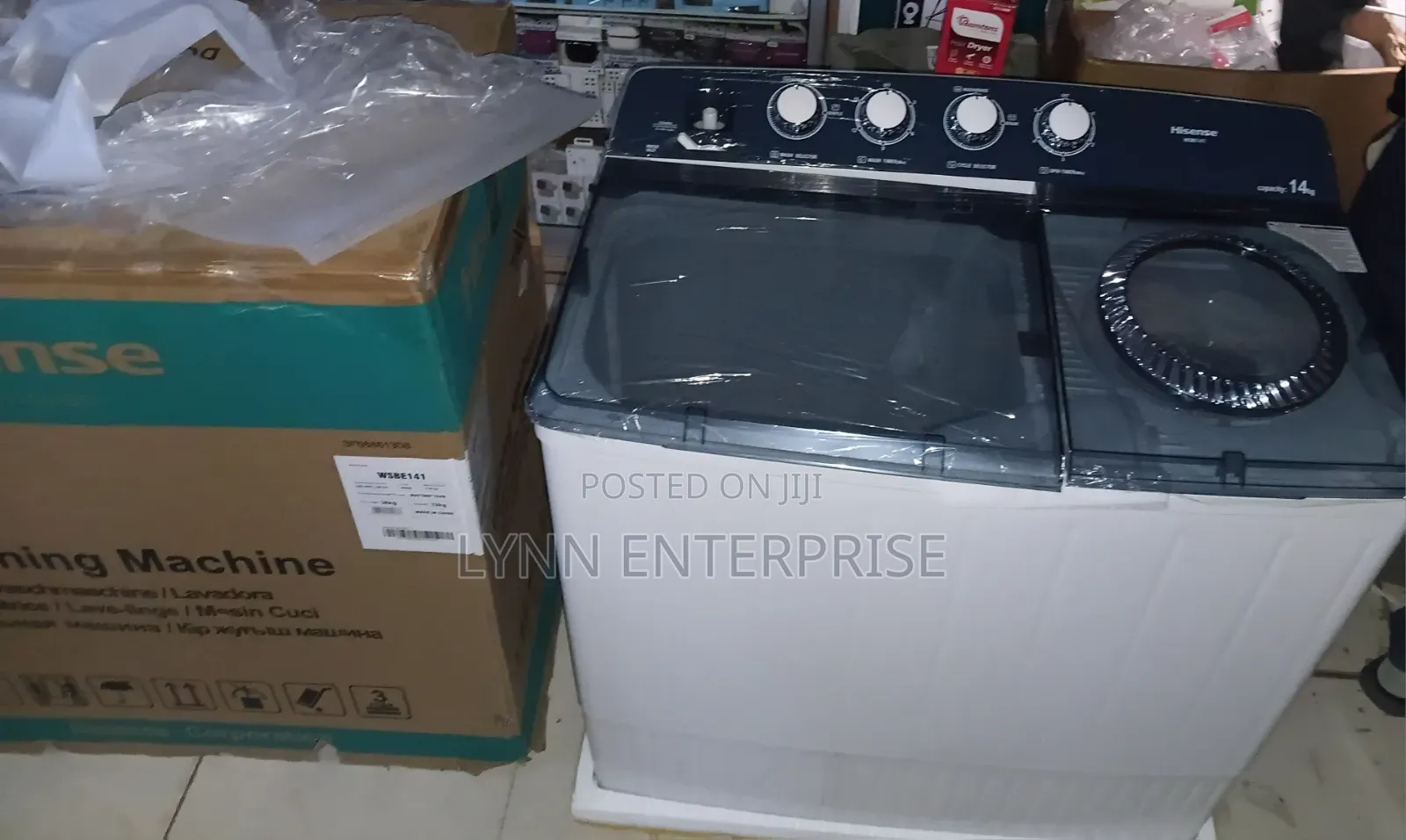 Hisense 14kgs Semi Automatic Twin Tub Washing Machine