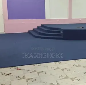 Modern Carpet Blue Wall to Wall Carpet