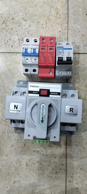 Automatic Changeover 63A - SPD PROTECTOR - DC Breaker - AC Breaker