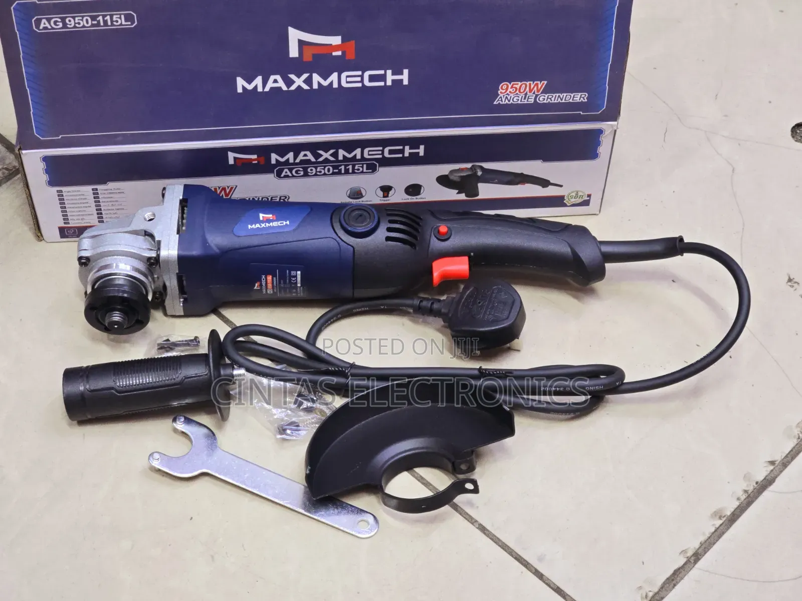 4" Maxmech Angle Grinder 940w