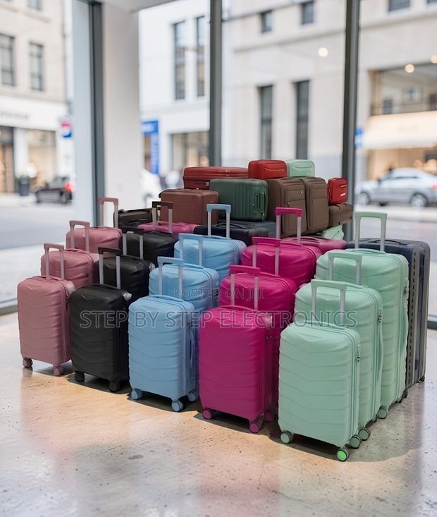 Deluxe 3-in-1 Unbreakable Rubber Suitcase and Travel Bags Line