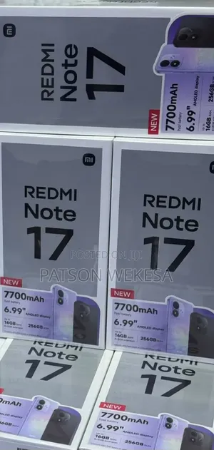 New Xiaomi Redmi Note 17 256 GB Black