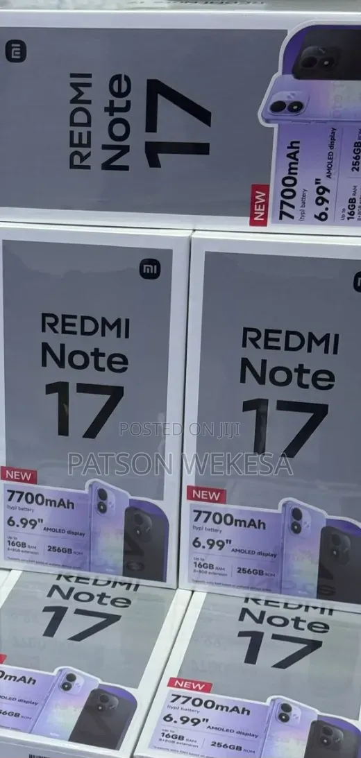 New Xiaomi Redmi Note 17 256 GB Black