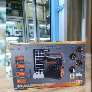 *EP-395 Solar System With 3 Bulbs,Radio,BT Speaker,Solar Panel