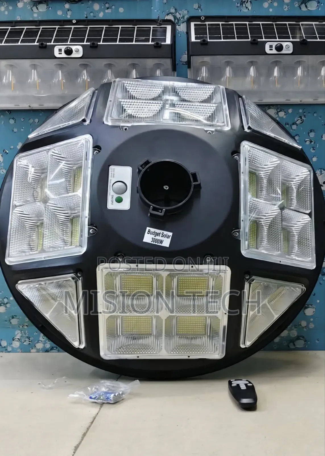 *3000Watts Budget Solar UFO 360 Solar Streetlight*
