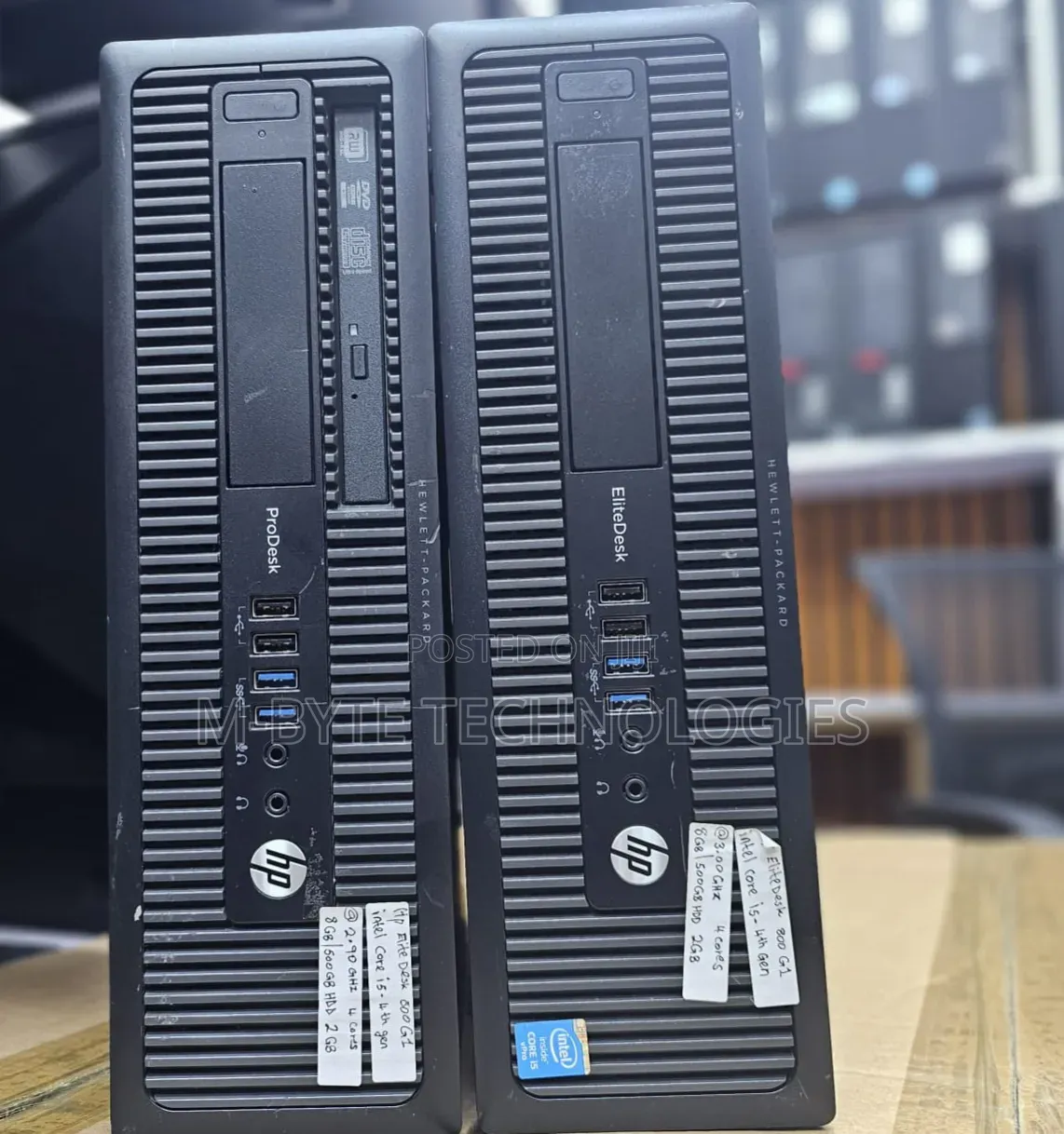 Desktop Computer HP EliteDesk 800 8GB Intel Core i5 HDD 500GB